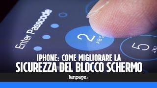 Migliorare la sicurezza e la privacy del Blocco schermo in iPhone iPad [upl. by Troxell]