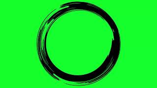 Animated Paint Circle  Green Screen Effect Overlay [upl. by Yajet750]