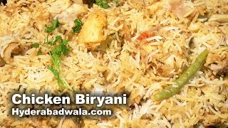 Hyderabadi Chicken Biryani with Kachi Aqni Recipe Video – How to cook Murghi Ki Biryani [upl. by Ellga]