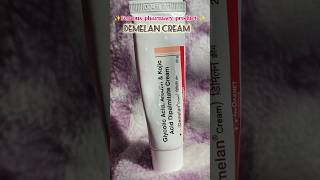 Demelan cream review ✅❤️ pigmentationdark areas acne mark treatment skincare pharmacy ytshorts [upl. by Naaman902]