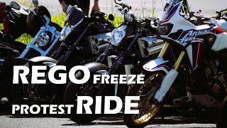 Rego Freeze Protest Ride  Hamilton  November 2024 [upl. by Zavras]