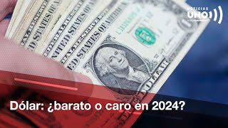 Precio del dólar en Colombia para 2024 ¿se mantendrá bajo o subirá  Noticias UNO [upl. by Boorman302]