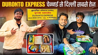 12269 Chennai Central  Delhi Duronto Express Journey With Food Review rajdhani se fast [upl. by Asirb]