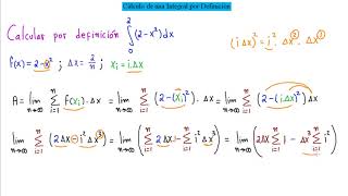 ►Aprende Rápido y Fácil a Calcular Integrales por Definición [upl. by Ative560]