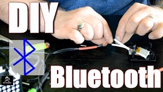 DIY Bluetooth Hack  Turn Anything With an Audio Input into a Bluetooth Speaker [upl. by Buchalter]