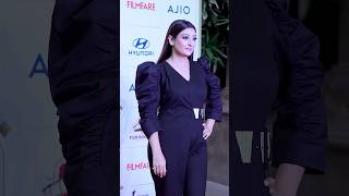 Dressed black for lady in black ✨ filmfareottawards ott bestactor juhiparmar shorts youtube [upl. by Maximilian]