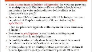 MICROBIOLOGIE LA MULTIPLICATION DES VIRUS [upl. by Sremlahc]