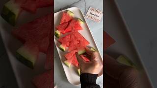 How to cut watermelon into tree shapes watermelon fruitart trees healthy healthyfood asmr [upl. by Asilef]