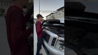 Nissan Titan Sparplugs 200 not a tutorial full video on IGTiktok fyp [upl. by Dacey]