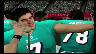 ESPN NFL 2K5 Dolphins vs Saints [upl. by Epolulot508]