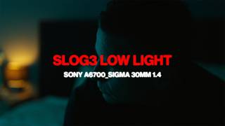 Slog 3 CINEMATIC Low Light Sony A6700 Sigma 30mm 14 [upl. by Ledda]