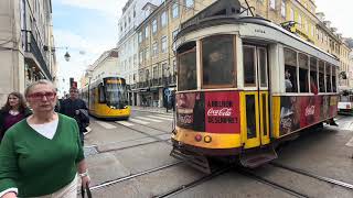 Elétricos de Lisboa  Straßenbahn Lissabon  Trams in Lisbon  Lisszaboni villamos [upl. by Wagshul963]