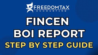 FINCEN BOI Report Step by Step Instructions Guide [upl. by Econah]