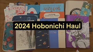 Hobinichi Haul  over 300 in stationery  Cousin Weeks Day Free pouches [upl. by Marybeth]