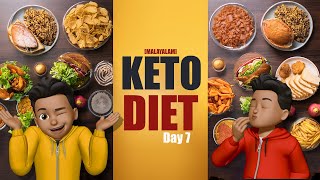 My Weight Update  Day 7 of My 30Days Keto and Intermittent Fasting Challenge in Malayalam [upl. by Yruj]