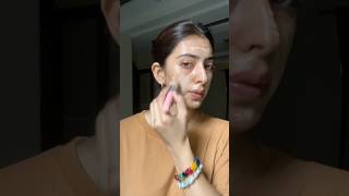 Zero makeup  glowing makeup  daily use makeup  sleek hair  makeup tutorial  makeup routine [upl. by Cynarra]