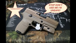 why people are hating the sig sauer p320 and my thoughts [upl. by Tatum]