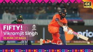 Netherlands vs Pakistan  Vikramjit Singh 52 Runs Innings  ICC World Cup 2023 Match Highlights 2023 [upl. by Aipmylo304]