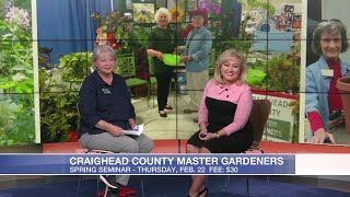 Midday Interview Craighead County Master Gardeners Spring Seminar [upl. by Ibur68]