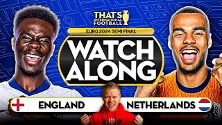 ENGLAND vs NETHERLANDS LIVE EURO 2024 with Mark GOLDBRIDGE LIVE [upl. by Cheney]