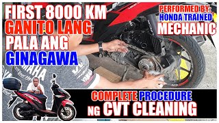 CVT CLEANING COMPLETE PROCEDURE HONDA CLICK 125i [upl. by Ania]