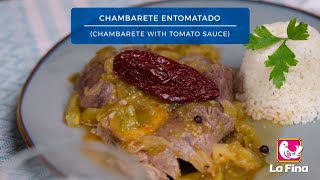 Receta de chambarete entomatado [upl. by Kcirde931]