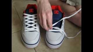 Simple How To Lace Shoes Normal Way and with No Bow [upl. by Atnim]