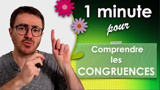 Notion de CONGRUENCE en 1min⏱ [upl. by Iran787]