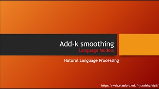 NLP 20  Addk smoothing  Theory  Examples  Ngram  Language Models  Python  Bangla [upl. by Allegna809]