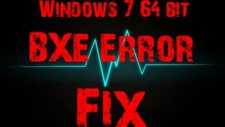 How to fix BXE Error [upl. by Mines925]