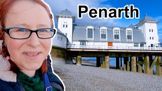 Penarth South Wales UK  Pier beach amp cliff top walk [upl. by Wenger90]