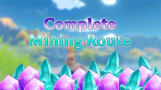 Complete Crystal Chunks and Amethyst Lumps Run Not a Guide  Genshin Impact [upl. by Enyrhtac]