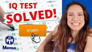 Mensa IQ Test Answers EXPLAINED [upl. by Adeline]