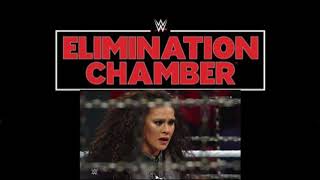 Nia Jaxx and Taminas Elimination Elimination Chamber 2019 Nia Smashes The Pod [upl. by Thornburg210]