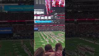 University of Arkansas razorbacks vs Texas AampM university aggies marching band out of state awaygame [upl. by Alyakim]