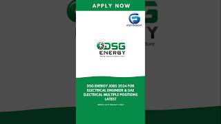 DSG Energy Jobs 2024 Getfindout shorts jobs pakistan [upl. by Kampmann]