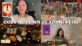 READING VLOG🍁๋࣭ ⭑🍂  Living in Europe  The Honjin Murders and Agatha Christie [upl. by Alliuqat930]