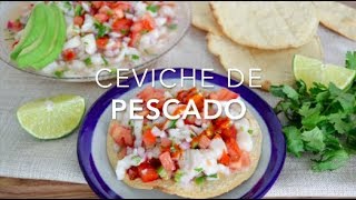 CEVICHE DE PESCADO muy fácil amp delicioso  Recetas fáciles Pizca de Sabor [upl. by Goldshlag]