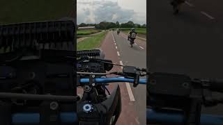 Derbi Senda Wheelies op de RSM meet 80MHR [upl. by Ahsienyt]