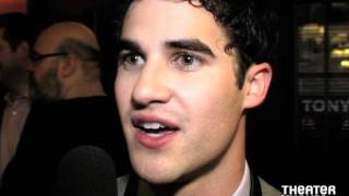 Darren Criss Interview on Opening Night of How to Succeed in Business Without Really Trying [upl. by Allegna]