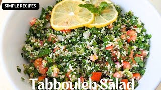 Tabbouleh SaladTraditional Arabic Salad Lebanon Salad [upl. by Colvert]