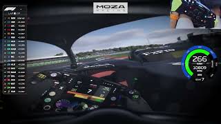 Exciting F1 24 British GP   Lando Norris Onboard RACE in VR  MOZA R9 [upl. by Sone137]