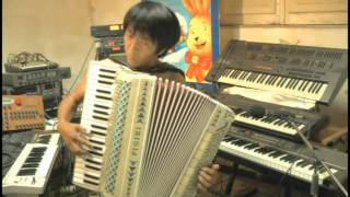 ENTER THE DRAGON  LALO SCHIFRIN accordion version [upl. by Nyl416]