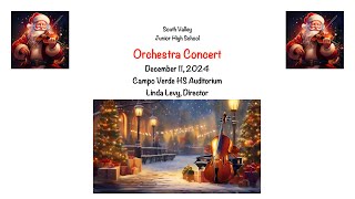 SVJHS Orchestra  Winter Concert Dec 2024 [upl. by Arimay]