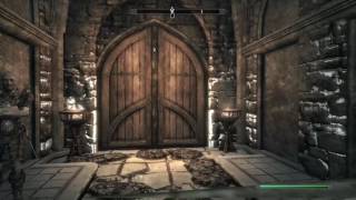 Skyrim easily get into castle volkihar [upl. by Ardnalahs]