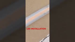 How to installed led strip light electricallover [upl. by Akinar]