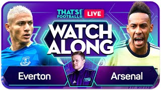 EVERTON vs ARSENAL Watchalong with Mark Goldbridge [upl. by Eyssej]