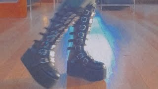 Demonia Swing Gothic Platform Boots Unboxing Aliexpress  Are They A Scam  FAKES [upl. by Picker816]