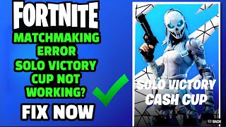 Fortnite Matchmaking Error Fix ✅ Waiting For Matchmaking To Commence Fortnite [upl. by Nirual802]