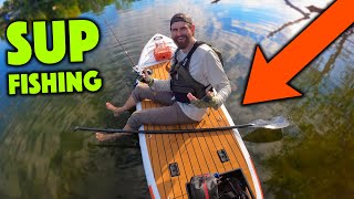 Initial Thoughts On Fishing From A PADDLE BOARD [upl. by Rollet]